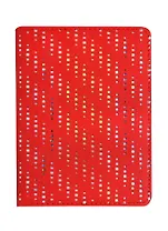 Ежедневник А6 160л "СОФТ-ТАЧ" красный, тв.переплет, поролон, тонир.блок, декор.перфорация, ляссе, Escalada 