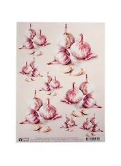 Декупажная карта Чеснок (S-074) (упаковка)