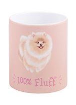 Кружка Шпиц 100% fluff (керамика) (330мл) (коробка)
