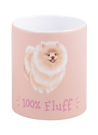 Кружка Шпиц 100% fluff (керамика) (330мл) (коробка)