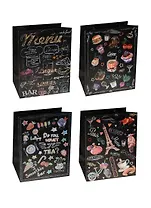 Пакет подарочный бумажный А4 26*32*12,5 "Lovely dinner", жен., мат. ламинат, Kairui