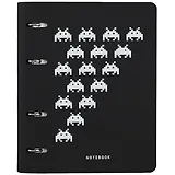 Тетрадь на кольцах в клетку Listoff, "Black style. 2", 120 листов