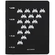 Тетрадь на кольцах в клетку Listoff, "Black style. 2", 120 листов