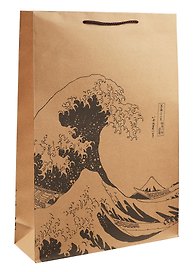 Пакет А3 45*32*10 "Хокусай. Большая волна" крафт, нейтр.