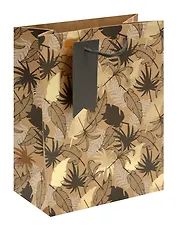 Пакет А5 23*18*10 "Листья" нейтр., крафт