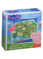 Настольная игра, Оригами, Peppa Pig Весёлые выходные (поле-пазл) + мини-пазл 20эл 01584