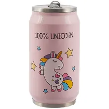 Термос в форме банки Единорог и звездочки 100% Unicorn (металл) (300 мл) (12-16070-870)