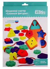 Шнуровка-сортер El`BascoToys Сложные фигуры