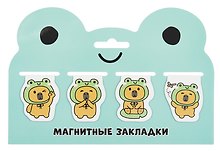 Магнитные закладки Капибары Кигуруми (4 штуки)