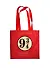 Сумка-шоппер Платформа 9 и 3/4 (красная, 38х43 см) - 0