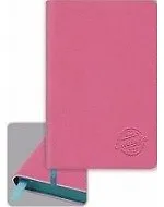 Записная книжка, Феникс+, А6 (90*142), 160л, Ноутбук Малиновый бирюзовый срез, мягкая обложка 42595