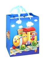 Пакет А5 24*18*8 "Паровозик" дет., бум.мат.ламинат