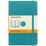 Записная книжка Moleskine Classic Soft, линейка, бирюзовая, 96 листов, А6