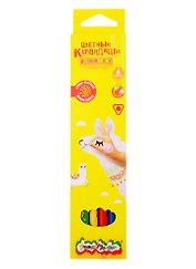 Карандаши цветные Каляка-Маляка, стираемые 6 цветов с ластиком