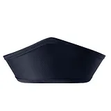 Кокошник-ободок черный (текстиль)