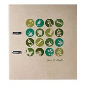 Папка архивная 75мм А4 "Nature Impress" жестк.картон., LEJOYS