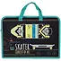 Папка для тетрадей А4 "Skater" 34*24,5*3,5см пластик, молния, текст.ручки - 0