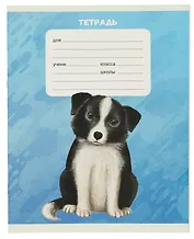 Тетрадь в линейку Listoff, "Собачки", 18 листов