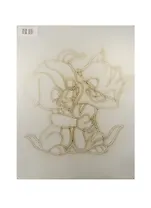 Трафарет Котенок с щенком (А3) (442) (Г03) (упаковка)