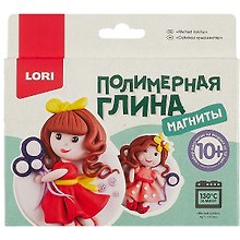 Набор для творчества Lori. Полимерная глина. Магниты «Милые куклы»