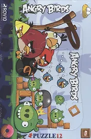 Пазл 12 элементов в рамке Angry Birds 2 (203х297 мм) (12П34_10395) (упаковка)