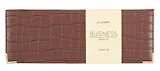 Планинг дат. 2025г. 56л "Business Premium. Impact" темно-коричневый, 7Б, тв.переплет, настольный, иск.кожа, обл.поролон, евроспираль, съемный тонир.блок, мет.уголки, инд.уп