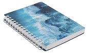 Записная книжка «Ocean. Брызги» А6, 120 листов в клетку, спираль, Be Smart - 1