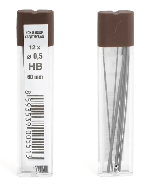 Грифели 0,5 мм HB, Koh-i-Noor - 0