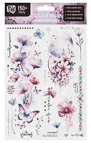 Набор наклеек-тату Цветы"