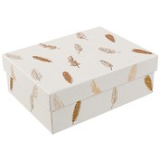 Подарочная коробка «Gold feather», большая