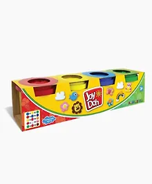 Масса для лепки Joy Doh, набор из 4 баночек с тестом, (4 х 112 г)