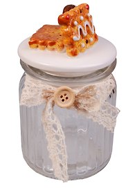 Баночка стекло с керамической крышкой Печенье 13*8см 12-6827-1361