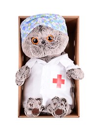Игрушка мягкая Budi Basa, Басик - доктор (25 см) (Ks25-161)