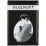 Обложка для паспорта Аниме Парень с котиком (Сёнэн) (ПВХ бокс)