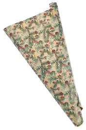 Бумага упаковочная 70*100см "Ягоды,шишки"крафт,НГ,инд.уп.