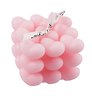 Свеча ароматическая Bubble Сердечки (розовая) (6х6) (ПВХ бокс) (12-9314B-4)