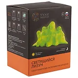 Набор химических эскпериментов для детей Трюки Науки "Светящийся лизун" желтый/оранжевый Z105