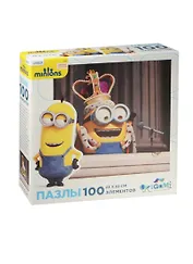 Паззл Оригами 100эл 22*22см Серия Minions 01699