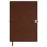 Ежедневник дат. 2026г. А5 176л "Тиволи глосс" коричневый, кожзам, мягк. переплет, застёжка-резинка, блинт.тиснение, офсет, справ.мат-лы, ляссе, инд.уп - 0