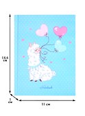 Записная книжка «Праздник ламы» А6, 64 листа в клетку, Listoff - 1