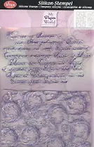 Штамп силиконовый Viva-Silikon-Stempel письмо/обои (400300600) (упаковка)