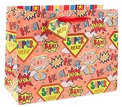 Пакет А5 18*23*10 "Комиксы" дет., бум.мат.ламинат