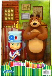 Набор Маша-доктор с Мишкой (пластизоль) (Маша и Медведь) (GT6572) (1112012) (коробка)