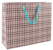 Пакет А3+ 40*50*15 "Гусиная лапка" нейтр., бум.мат.ламинат