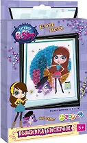 Набор для детского творчества Набор д/вышивания бисером Littlest Pet Shop