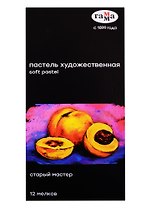 Пастель художественная 12цв "Старый мастер "Яркие цвета", Гамма