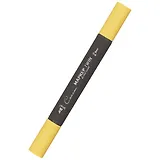 Маркер художественный "Сонет" желтый, двухсторон., тонк. и широк.долото, Сонет