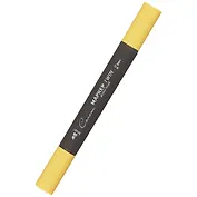 Маркер художественный "Сонет" желтый, двухсторон., тонк. и широк.долото, Сонет