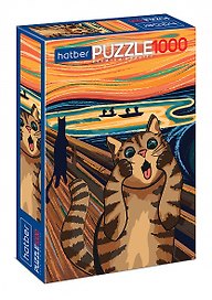 Пазл «Кот Мунка» 1000 элементов, Premium, Hatber