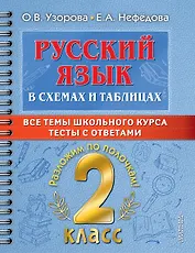 Русский язык в схемах и таблицах. Все темы школьного курса. Тесты с ответами. 2 класс